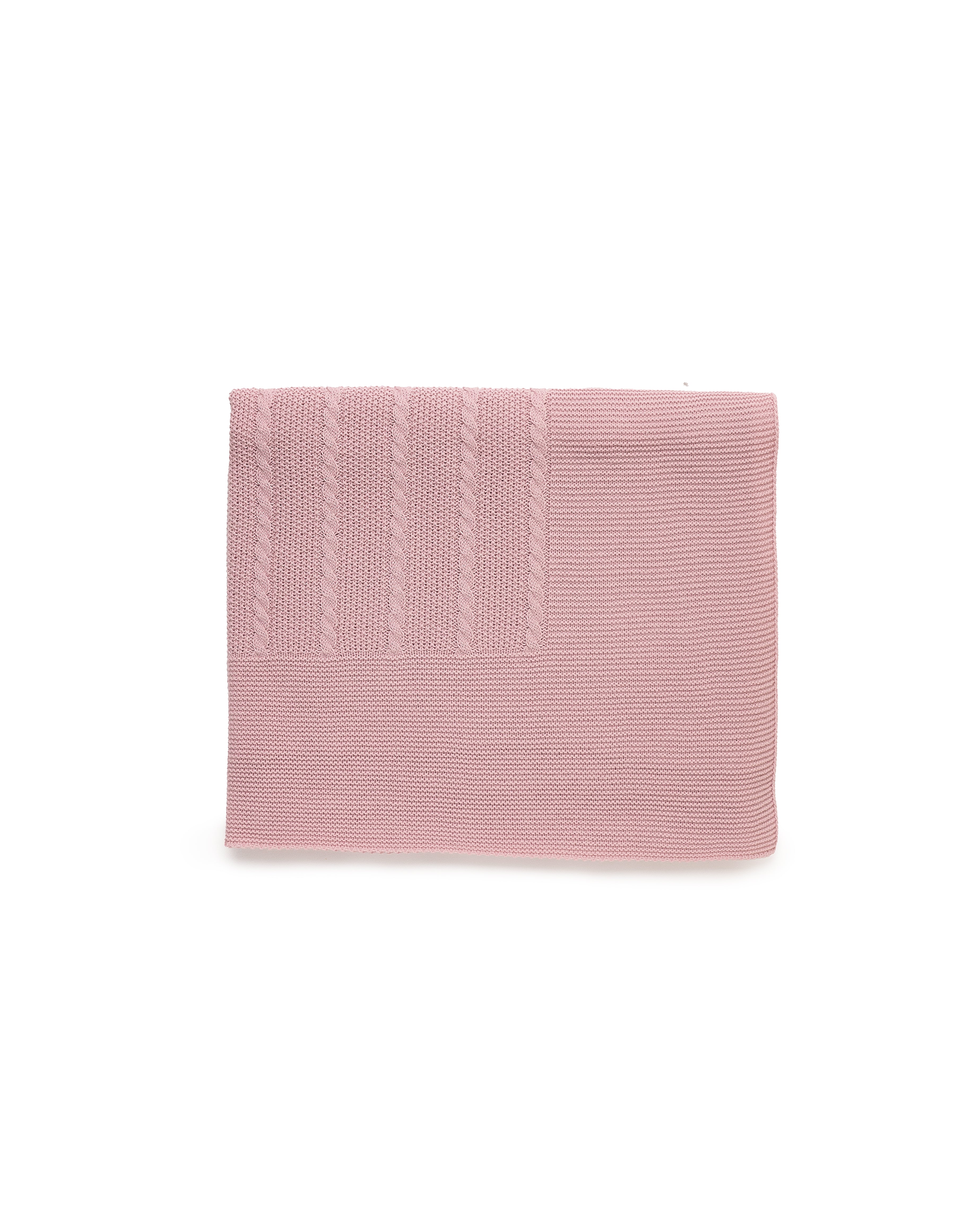 4-Piece Newborn Set with Openwork and Wave Details Including Matching Blanket
