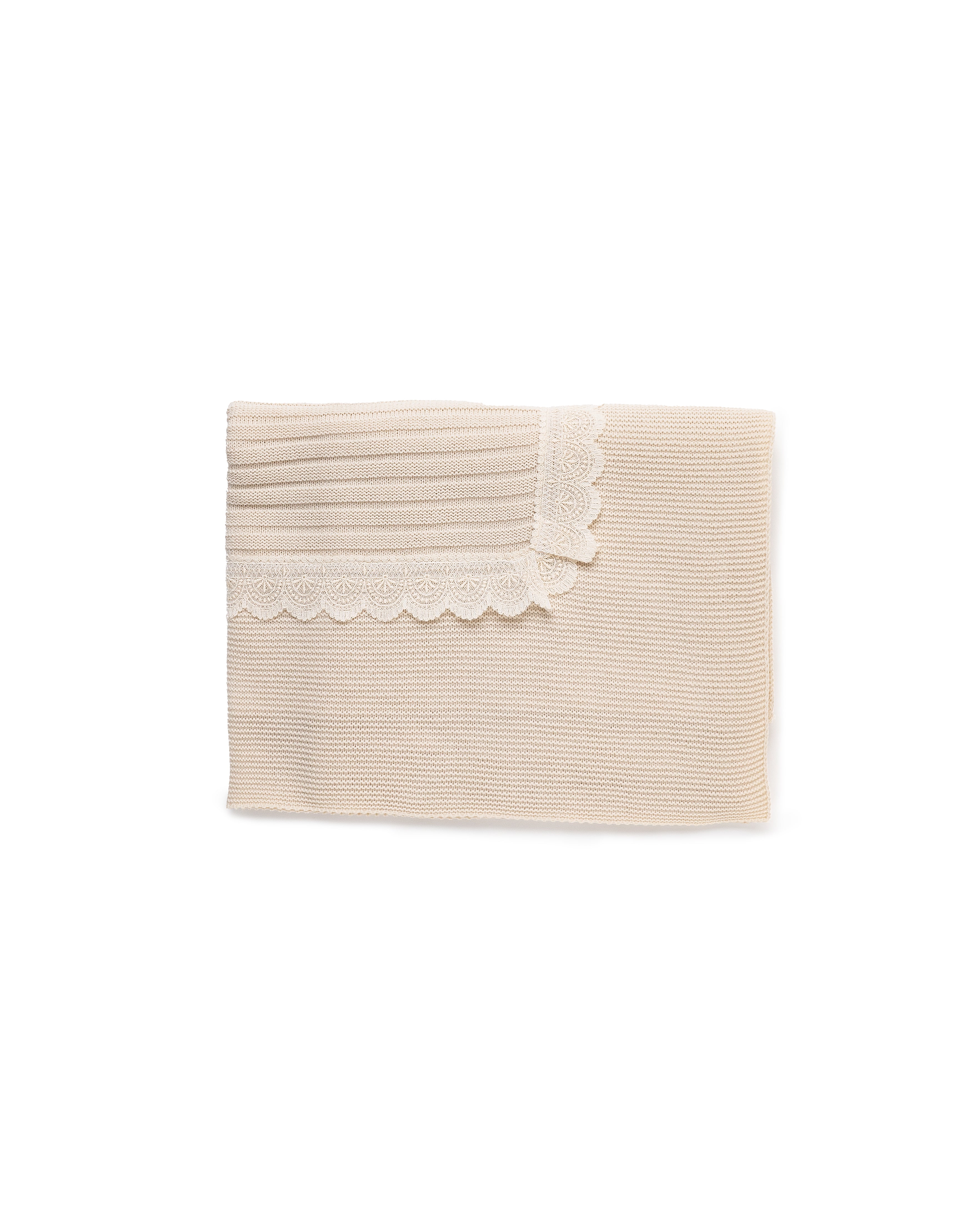 3-Piece Newborn Knitted Romper Set Including Socks and Matching Blanket