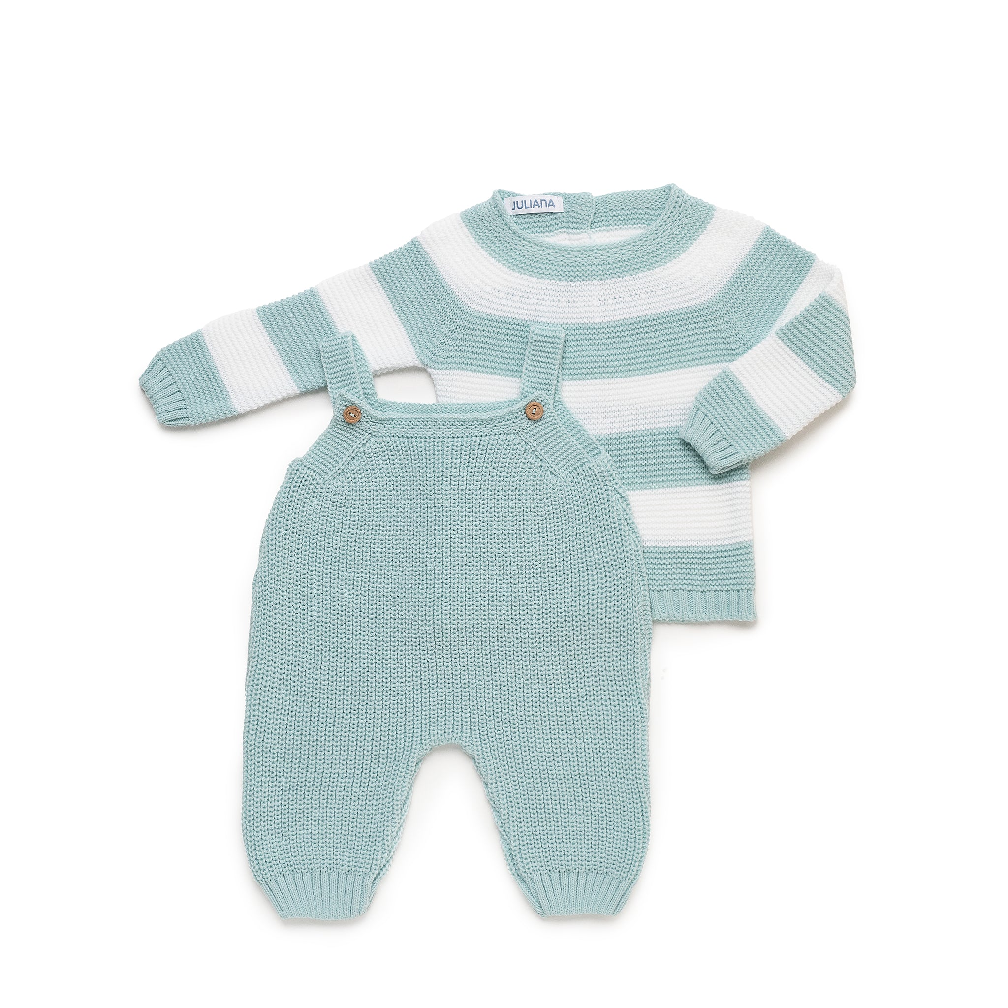 Peralized Overall With Sweater