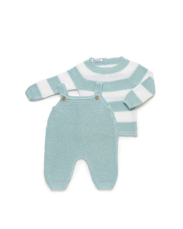 Peralized Overall With Sweater