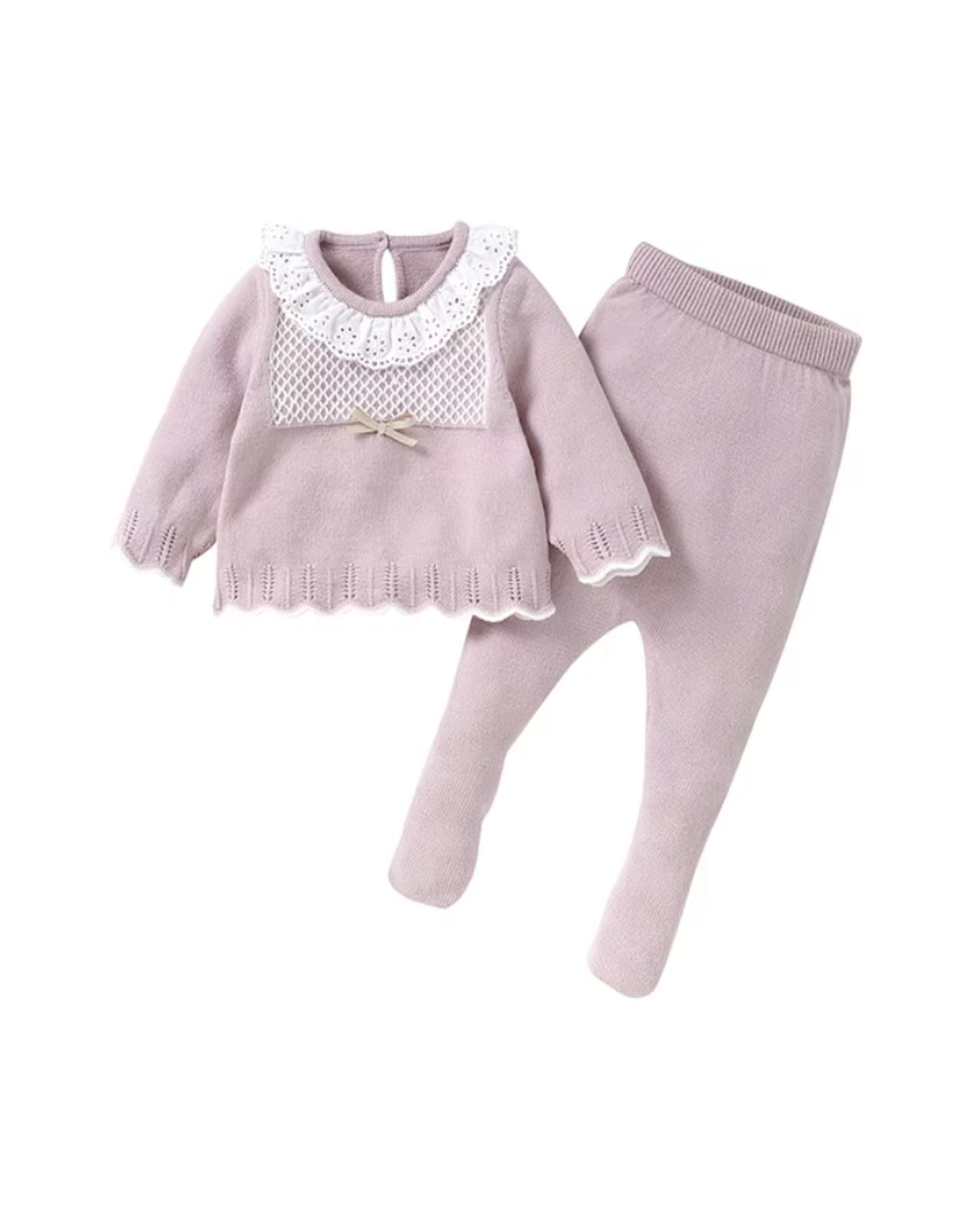 2-Piece Baby Girl Outfit Set – 100% Cotton