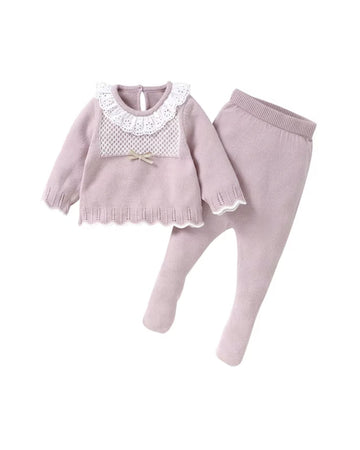 2-Piece Baby Girl Outfit Set – 100% Cotton