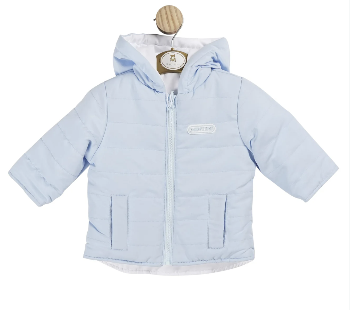 Coat Reversible Blue - White