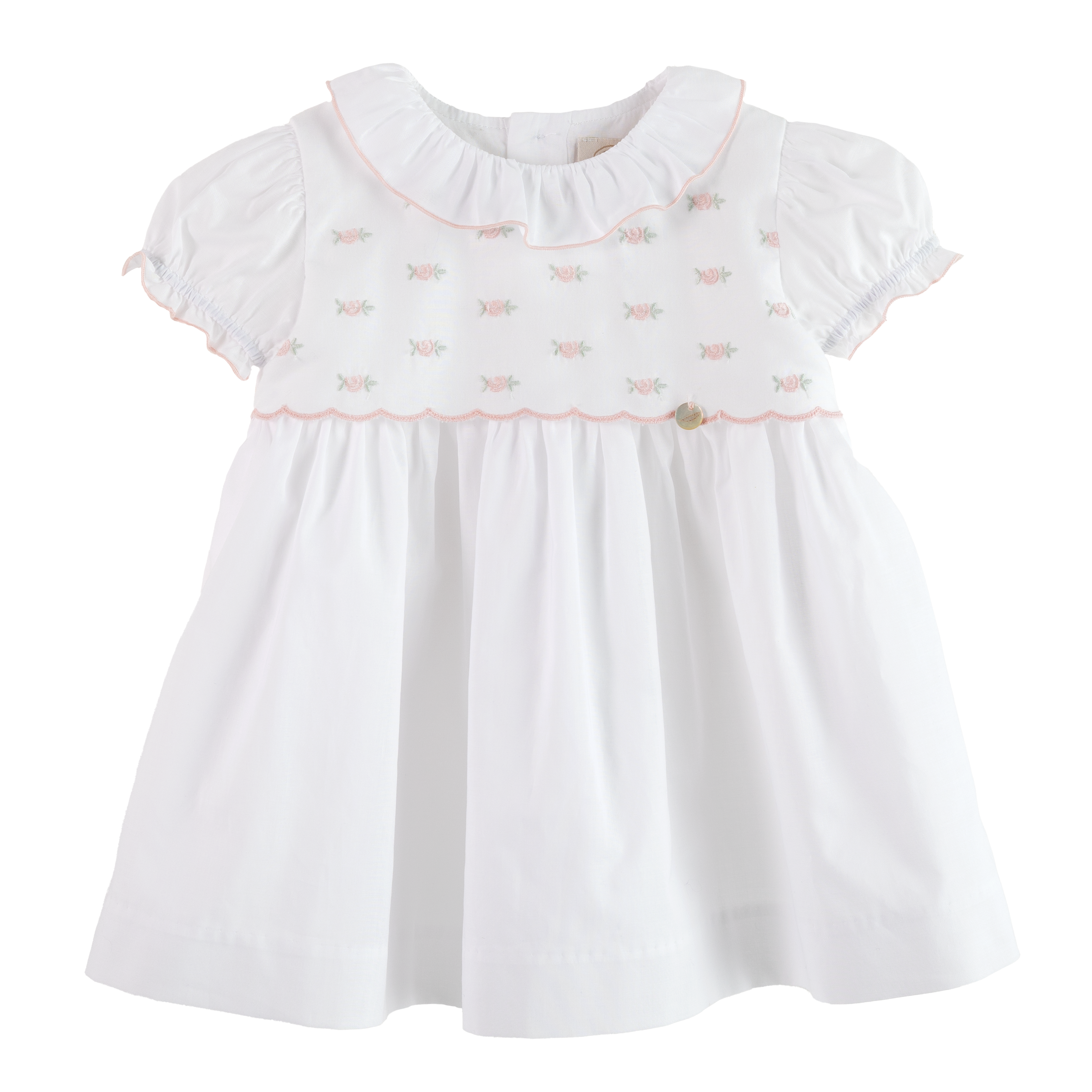 Elegant Baby Girl Dress - 100% Premium Cotton Knit