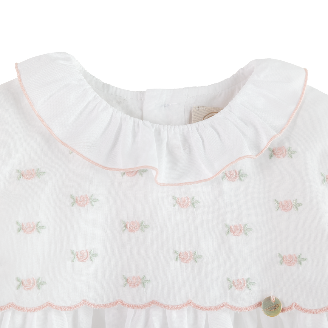 Elegant Baby Girl Dress - 100% Premium Cotton Knit