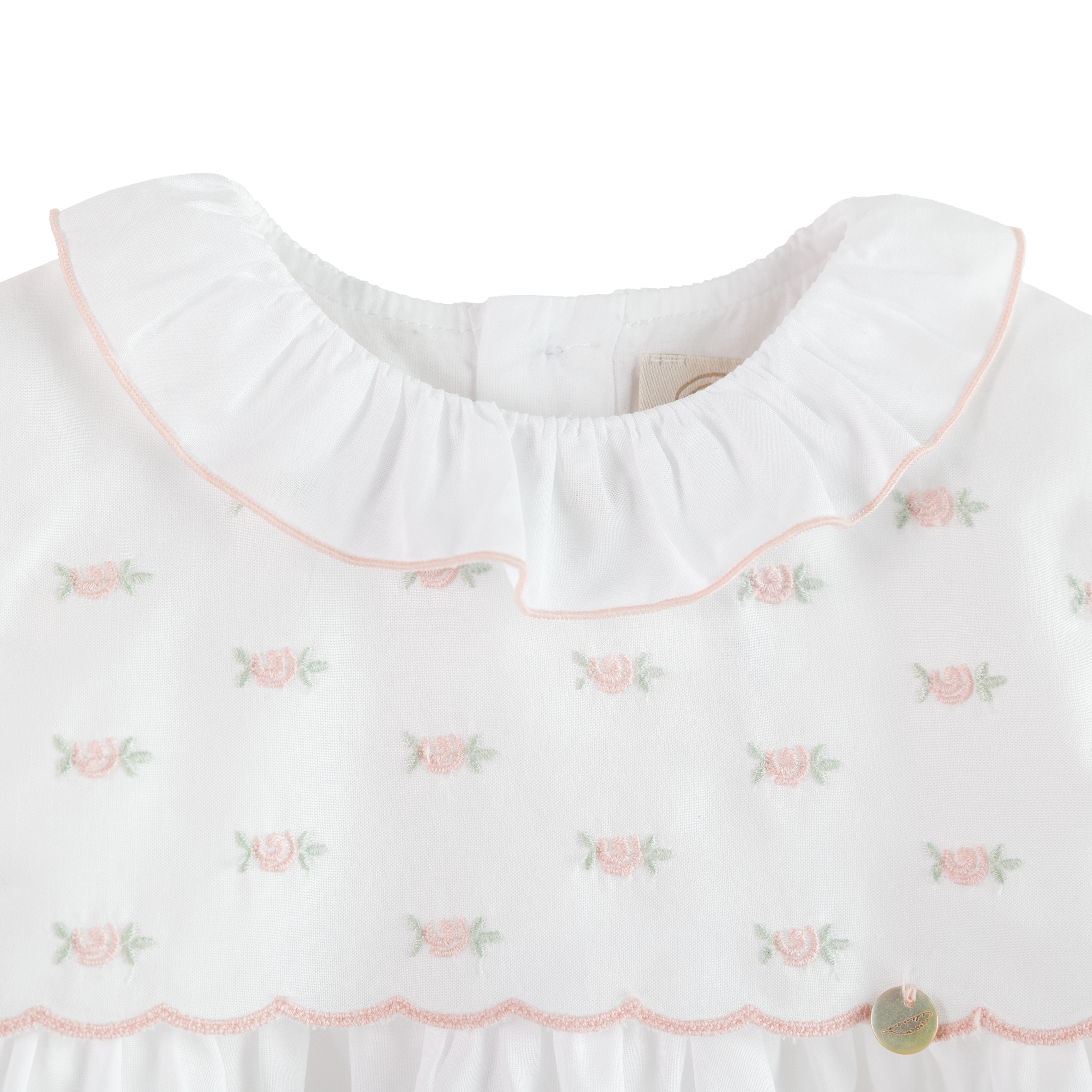 Elegant Baby Girl Dress - 100% Premium Cotton Knit