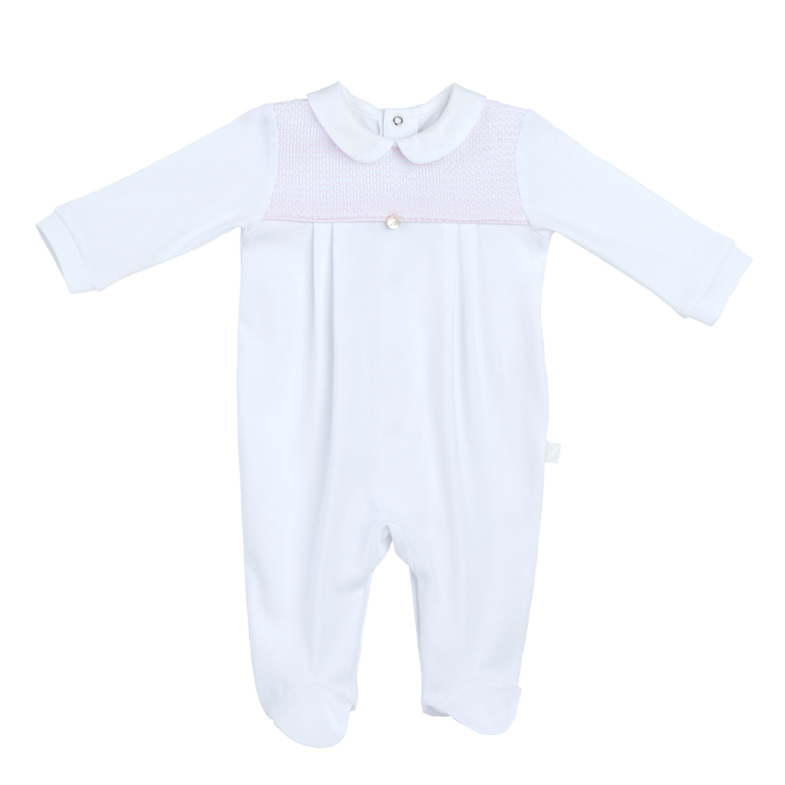 Premium Embroidered Cotton Romper - Baby Girl or Boy - 100% Cotton