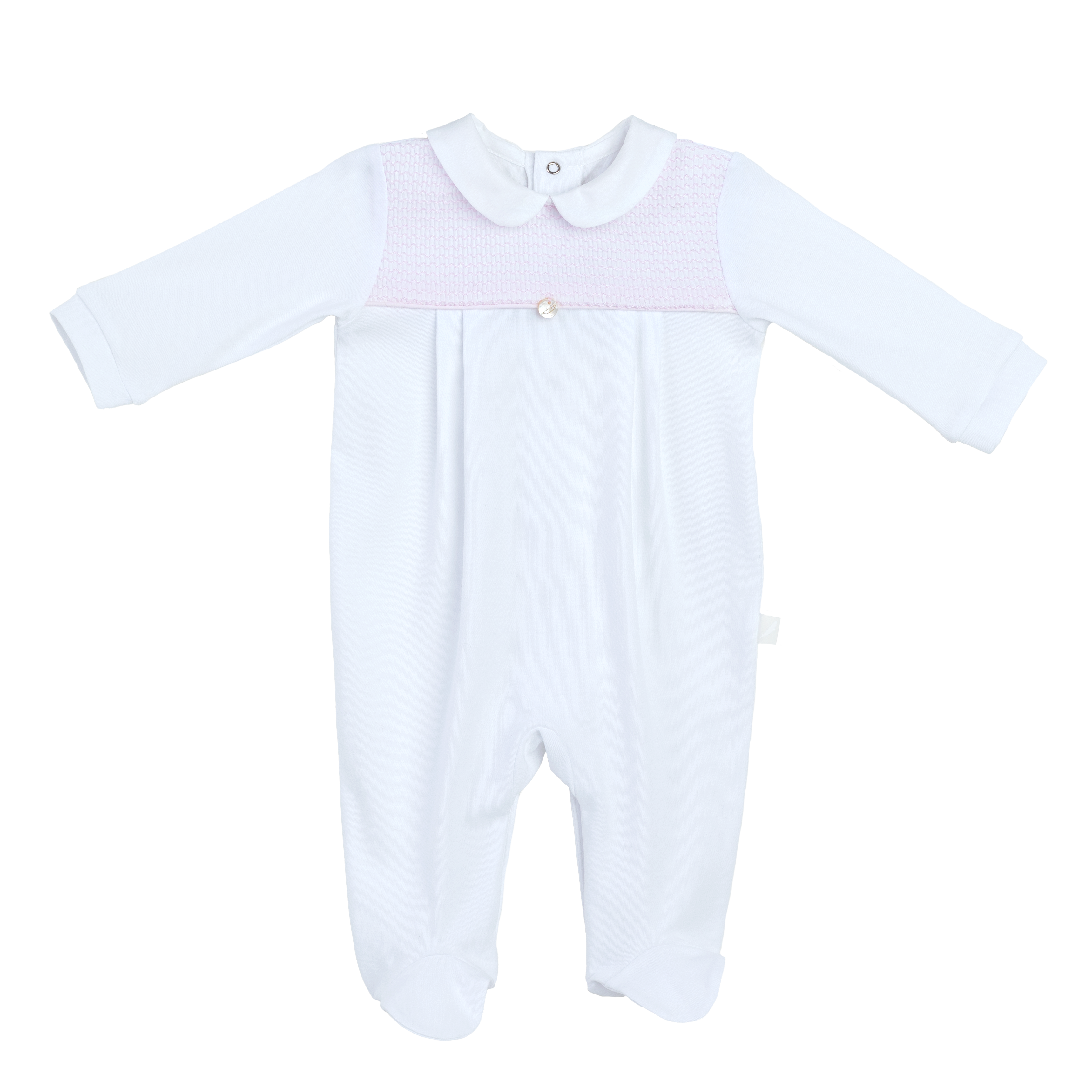 Premium Embroidered Cotton Romper - Baby Girl or Boy - 100% Cotton