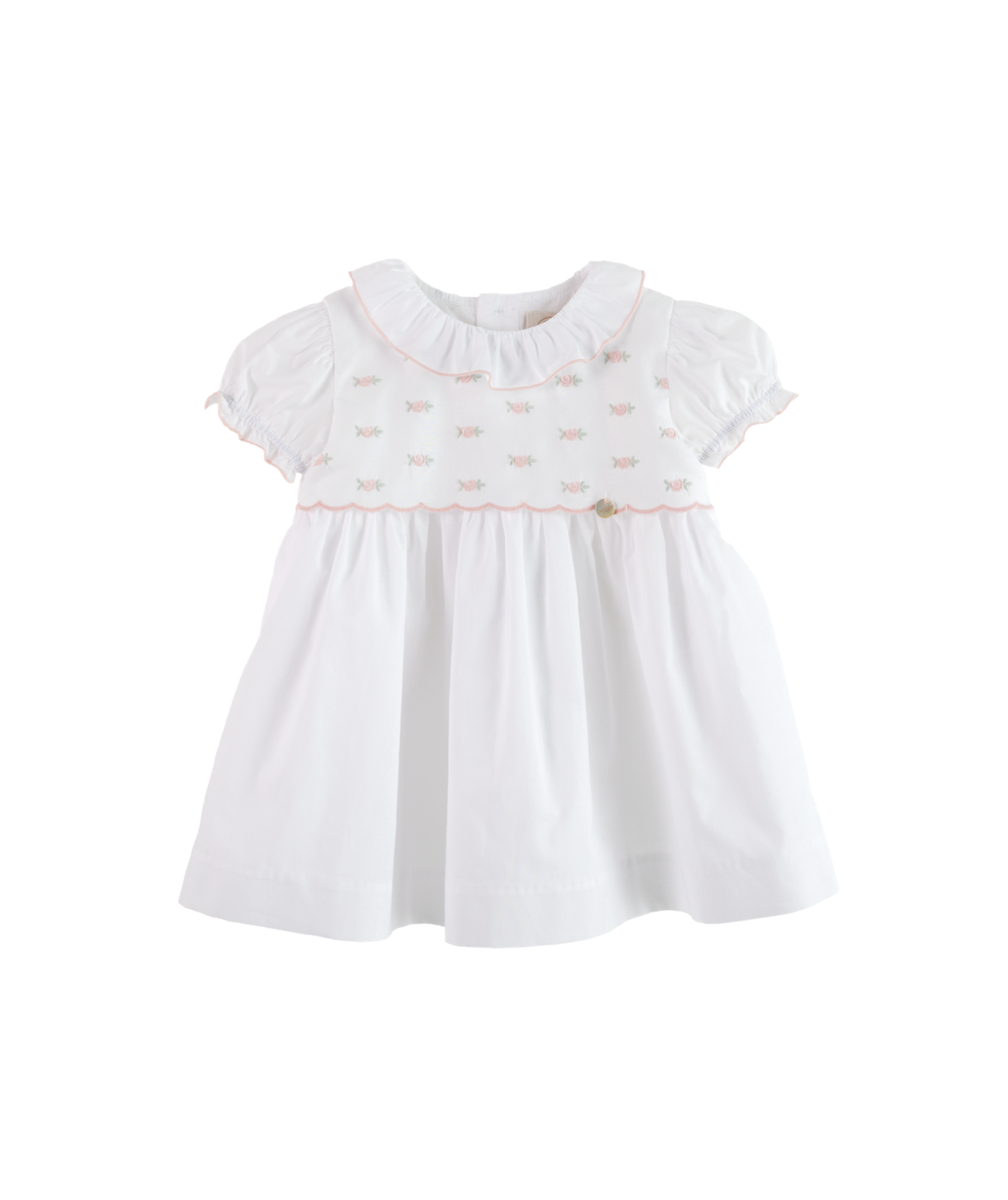 Elegant Baby Girl Dress - 100% Premium Cotton Knit
