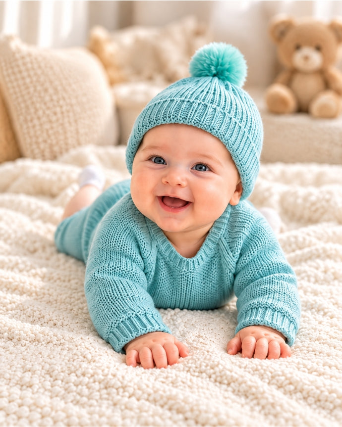 Pearlized Three-Piece Set with Pants